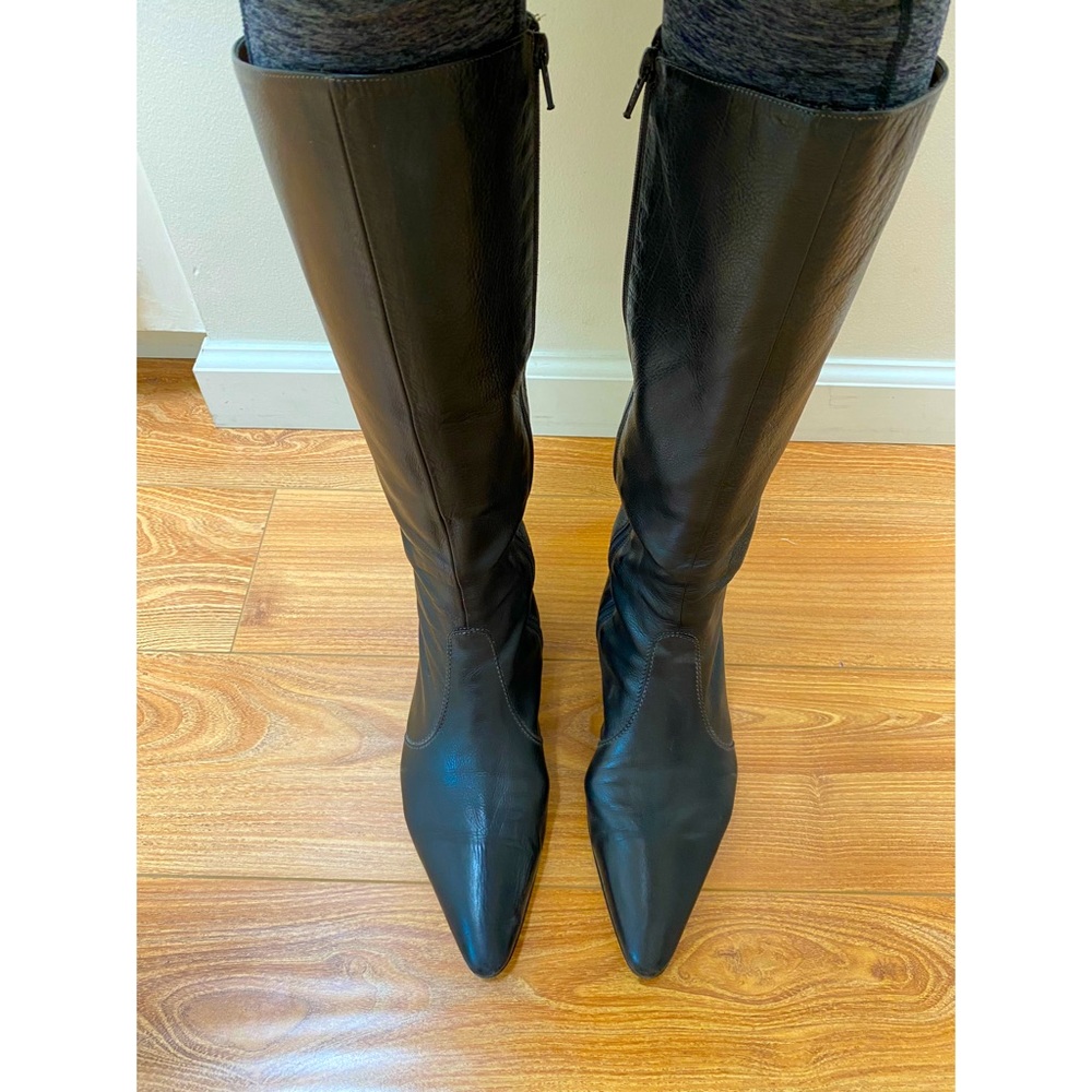 Vintage J Crew Knee High Leather Boots